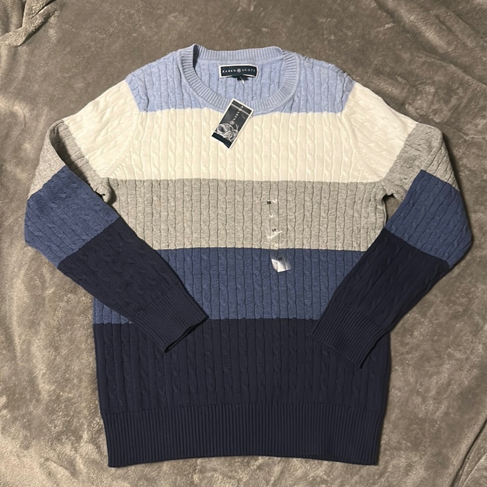 Blue Karen Scott sweater size medium